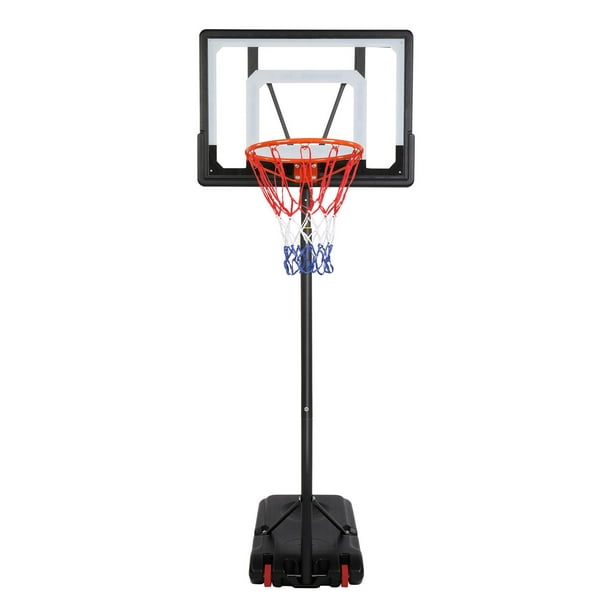 Height-Adjustable Basketball Hoop System Portable Basketball Goal Outdoor Kids